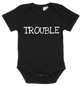 Fathers Day Collection: The Dad Squad - Trouble Baby Onesie