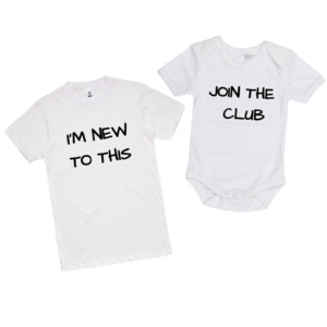 Fathers Day Collection: The Dad Squad - I’m New To This/Join The Club Set *CLEARANCE*