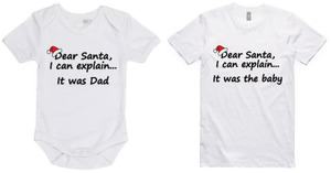 The Dad Squad - LIMITED EDITION CHRISTMAS Adult T-Shirt & Baby Onesie Set