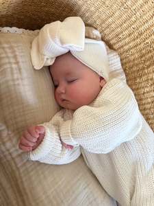Newborn: Breezy Co. - Knit Headband | Milk