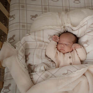 Wraps Blankets Swaddles: Pop Ya Tot - Fur Lined Cot Blanket | The Rocking Horse