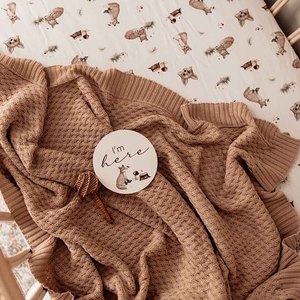 Snuggle Hunny Kids: Snuggle Hunny Kids - Diamond Knit Baby Blanket | Hazelnut
