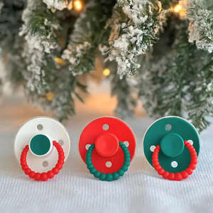 CMC GOLD - Pack of 3 CHRISTMAS Bubble Dummies | Air Filled or Vented