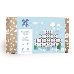 Connetix Tiles: Connetix Tiles - 12 Piece Clear Rectangle Pack