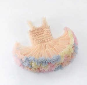 Petticoat Princess: Petticoat Princess - Champagne Rainbow Pettidress