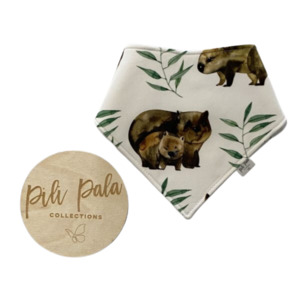 Pili Pala Collections - Handmade Dribble Bib | Wombat
