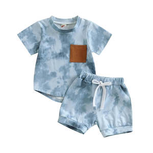 Sets On Sale: Long Back Tie Dye Set | Sky