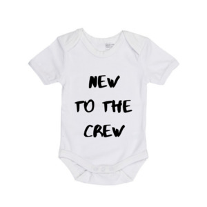 White Long Sleeve Bodysuits: MLW By Design - New To The Crew Bodysuit | Various Colours
