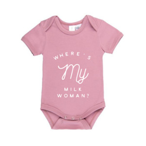 White Long Sleeve Bodysuits: MLW By Design - Where’s My Milk Bodysuit | Various Colours