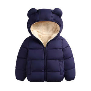 Puffer Bear Jacket | Navy