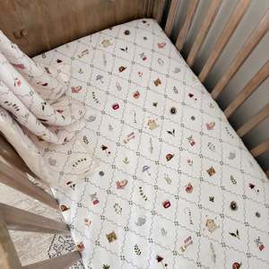 Pop Ya Tot - Fitted Cot Sheet | Cottage Picnic