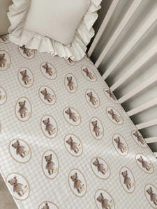Brands: Pop Ya Tot - Fitted Cot Sheet | Ted & Duck