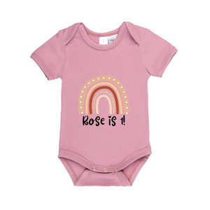 Party Outfits Birthdays: MLW By Design - Rainbow Bodysuit - Rose is 1 *CLEARANCE*
