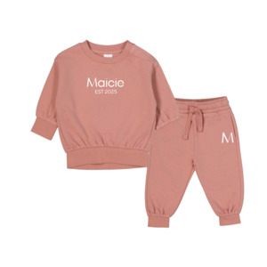 Personalised Items: MLW By Design - Established Personalised Tracksuit | Terracotta | LIMITED EDITION