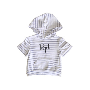 Personalised Items: Mister & Muse - Hooded Tee | Stripes