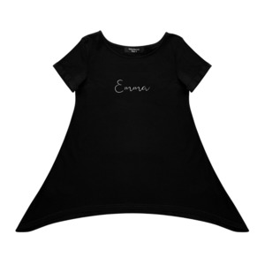 Mister & Muse - Assymetrical Personalised Dress | Black