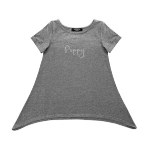 Mister & Muse - Assymetrical Personalised Dress | Charcoal