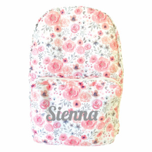 Timber Tinkers: Timber Tinkers - Personalised Kids Backpack | Floral
