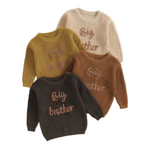 Baby Winter Clothes: Big Brother Knit Jumper | 4 Colours