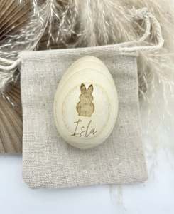 Toys: Timber Tinkers - Wooden Easter Egg Shaker