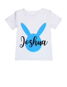 MLW By Design - Easter Personalised Tee | Blue
