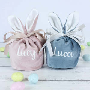 Personalised Items: Meridian Etch - Personalised Small Easter Bunny Bag