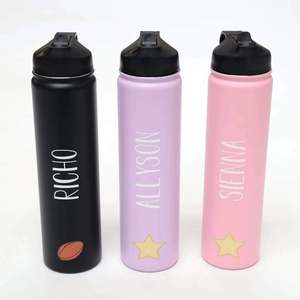 Personalised Items: CMC GOLD - Personalised Large Stainless Steel Drink Bottle 750ml | Various Colours