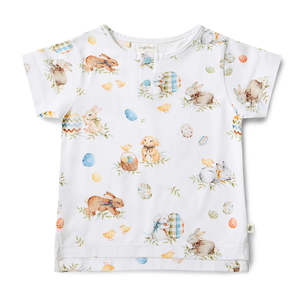 Snuggle Hunny Kids - Short Sleeve Organic Top | Flopsy Bunnies