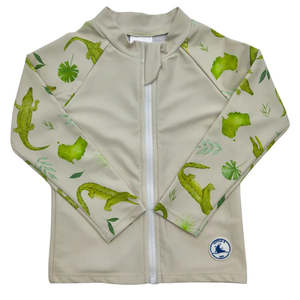Little E & Co - Long Sleeve Rashie | Crocodiles