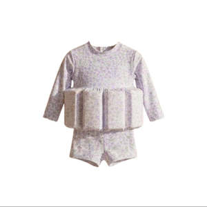Brands: Little Soleil - Floatsuit | Lavender Long Sleeve