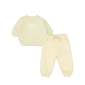 MLW By Design - Established Personalised Tracksuit | Pastel Yellow | LIMITED EDITION