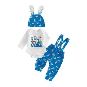 First Easter Bunny Ears Set | Bright Blue
