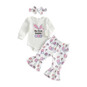 Easter Collection: Easter Eggs Flare Set | White