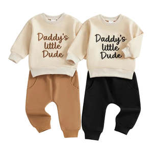 Sets On Sale: Daddy's Little Dude Tracksuit Set | Brown or Black