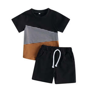 Black & Brown Geo Summer Set