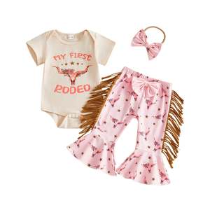 My First Rodeo Fringed Set