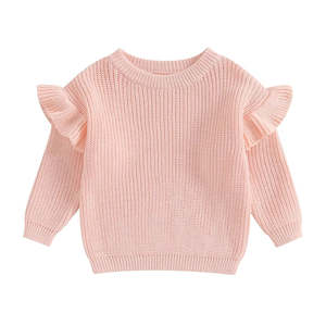 Ruffle Knit Jumper | Cotton Candy