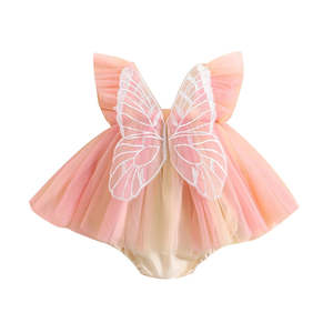 Party Outfits Birthdays: Butterfly Tulle Romper | Cupcake