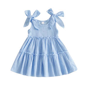 Party Outfits Birthdays: Geneveive Tiered Dress | Blue