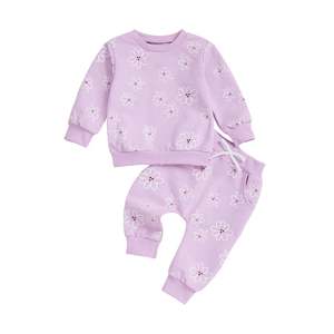 Affordable Baby: Posy Tracksuit Set | Purple