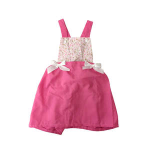 Walandella Designs - Handmade Pink Pinafore Dress  *CLEARANCE*