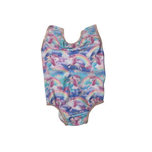 Handmade: Walandella Designs - Handmade Unicorn SPF50 Swimuit *CLEARANCE*