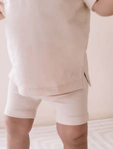 Under 15: Breezy Co. - Signature Bike Shorts| Sand