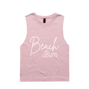 Under 15: MLW By Design - Beach Bum Pink Tank *CLEARANCE*
