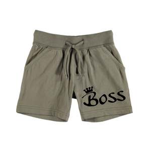 Under 15: MLW By Design - Boss Shorts Green *LIMITED EDITION*