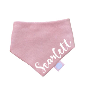 Under 15: MLW By Design - Personalised Name Bib | Peach *CLEARANCE*