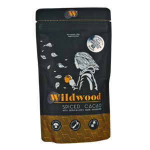 Coffee Tea And Alternatives: Wildwood - Spiced Cacao with Reishi and Lion's Mane - 100G