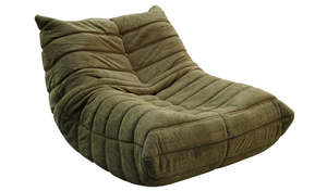 Felix Foam Lounger Chair - Green