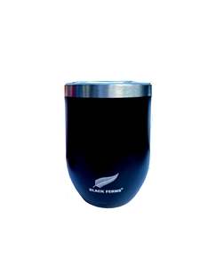 Official Black Ferns Match-day Coffee Travel Cups (350ml) - Classic Black