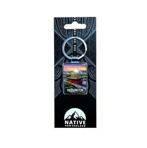 Native Wellington Illustration Keyring